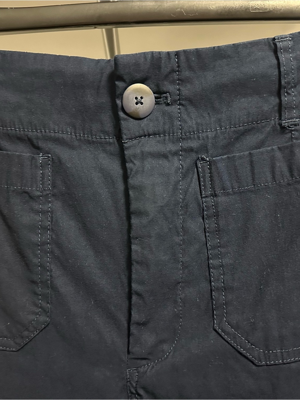 Maeve by Anthropologie Womens Navy Wide-Leg Chinos - Picture 3 of 5